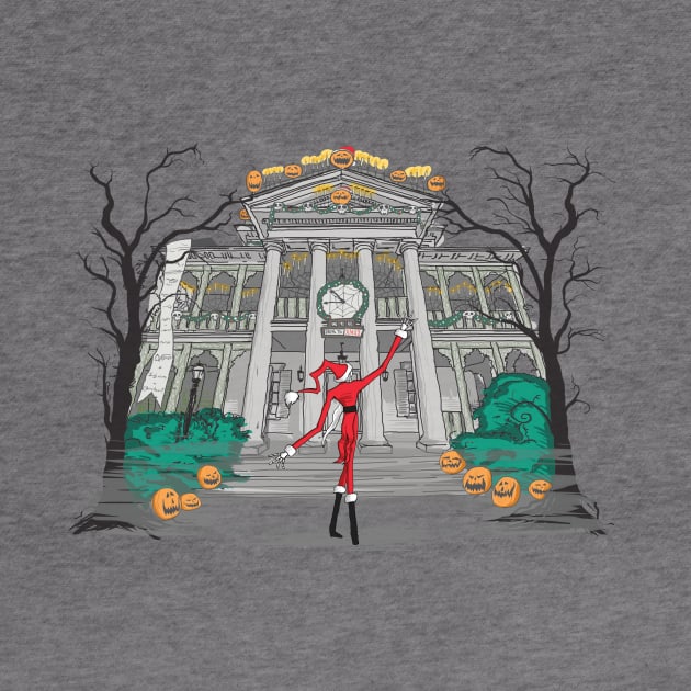 A Visit from Sandy Claws by BeepBoopBeep Clothing, Co.